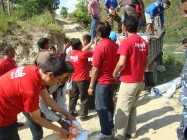 Maruti cement distributes relief for Earthquke