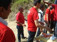Maruti cement distributes relief for Earthquke