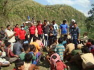 Maruti cement distributes relief for Earthquke