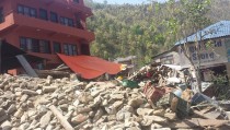 Maruti cement distributes relief for Earthquke