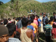 Maruti cement distributes relief for Earthquke
