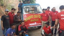 Maruti cement distributes relief for Earthquke
