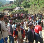 Maruti cement distributes relief for Earthquke