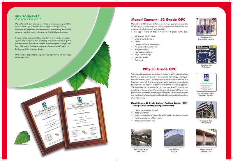 Maruti Cement Brochure